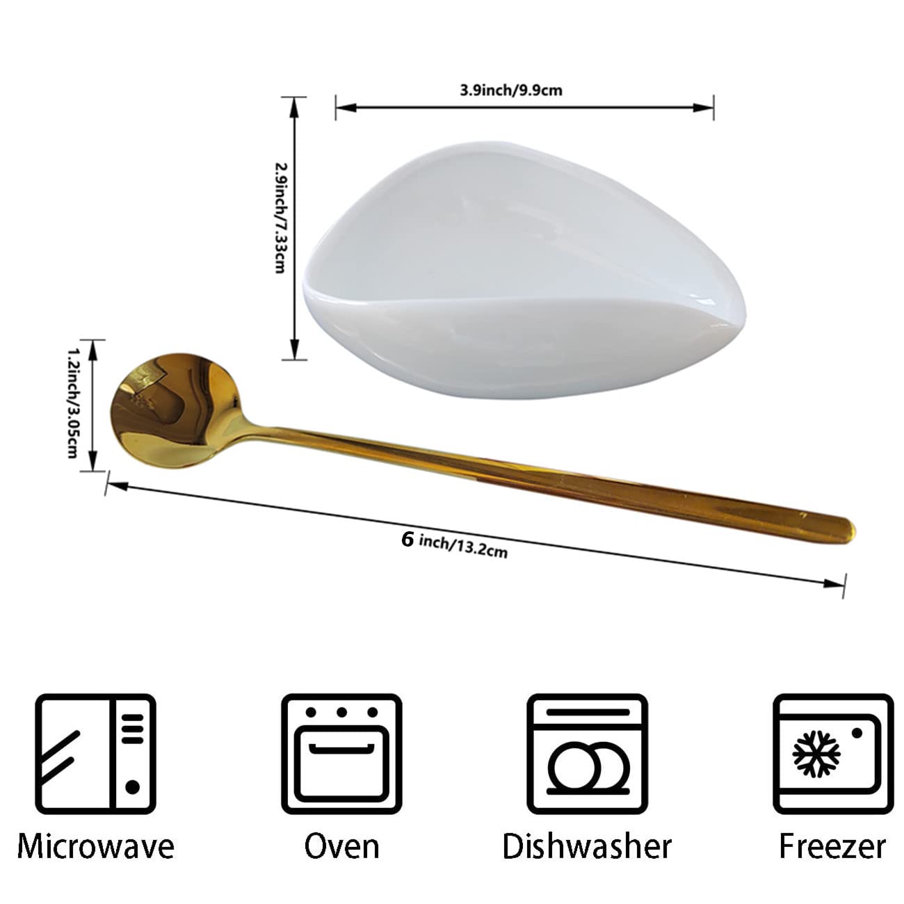 Ture Small Mini Ceramic Spoon Rest: Coffee Teaspoon & Bar Spoon Holder Kit, Black & Black (sic) - Coffee Bar Accessories