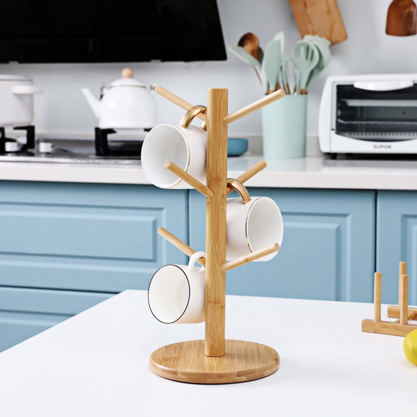 MyLifeUNIT Mug Holder Tree, Coffee Cup Holder with 6 Hooks (Black) | MyLifeUNIT, Mug Holder Tree, Coffee Cup Holder, 6 Hooks, Black
